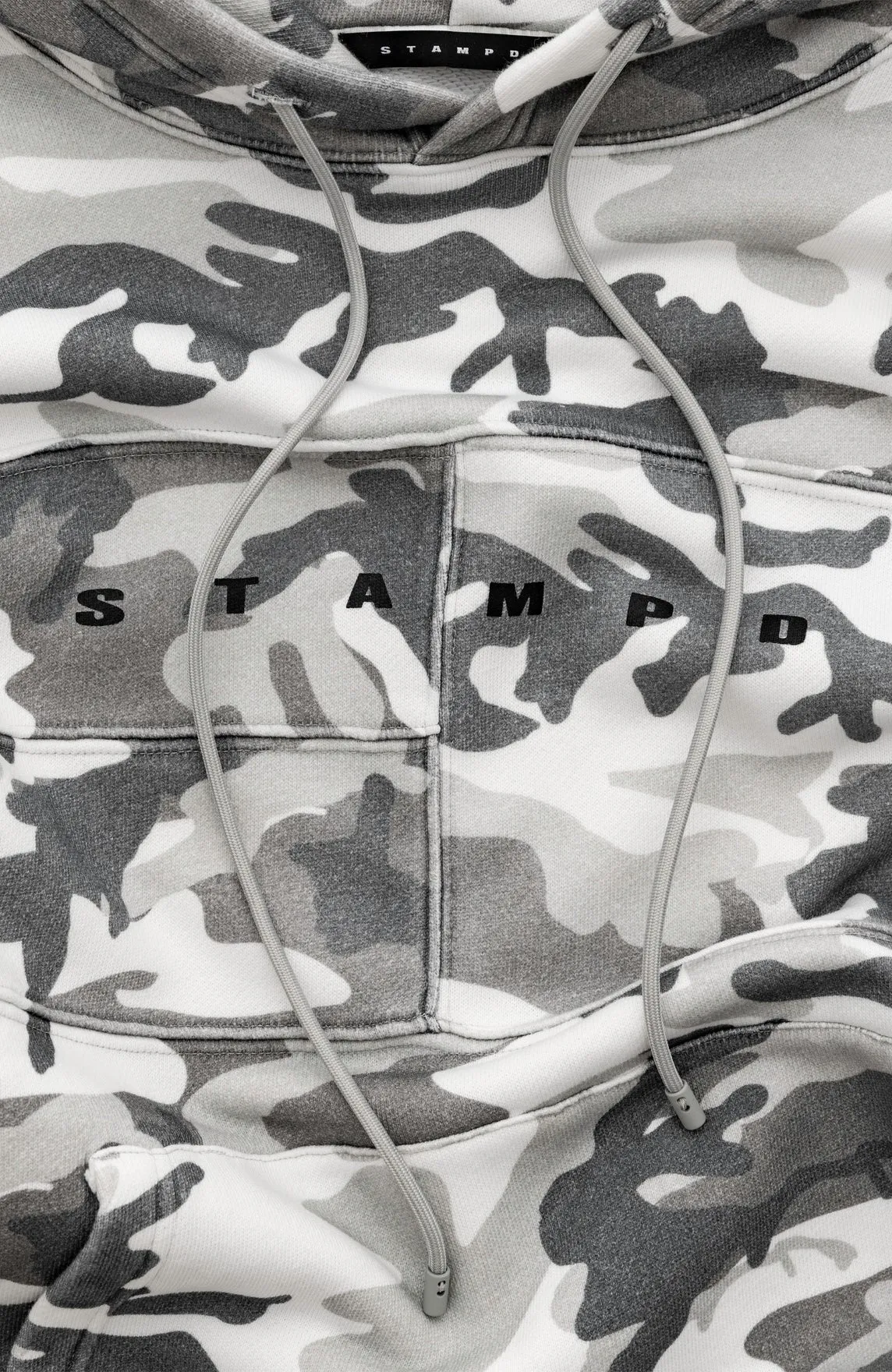 Stampd Camo Patchwork Pullover Hoodie