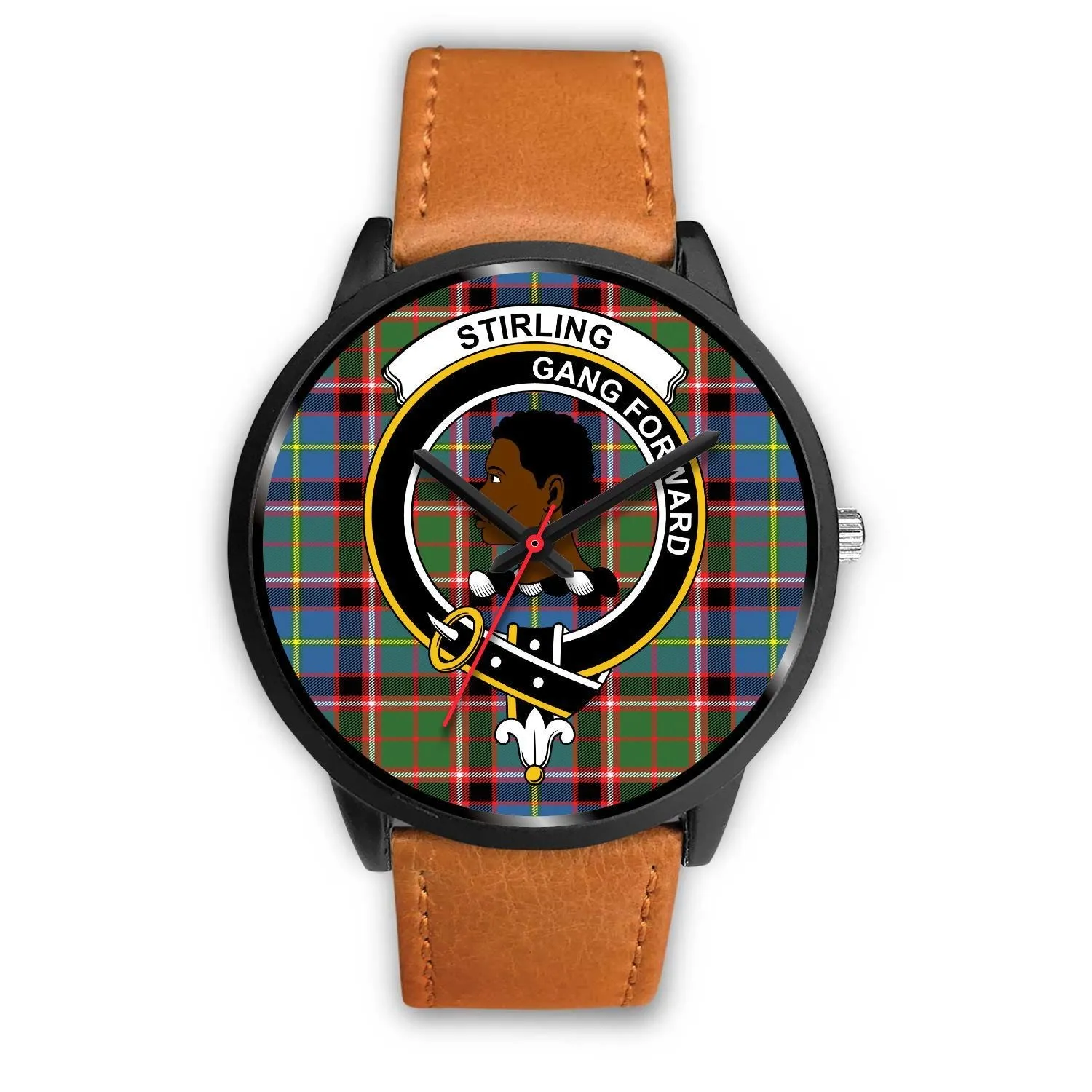 Stirling (of Keir) Clan Badge Tartan Black Watch