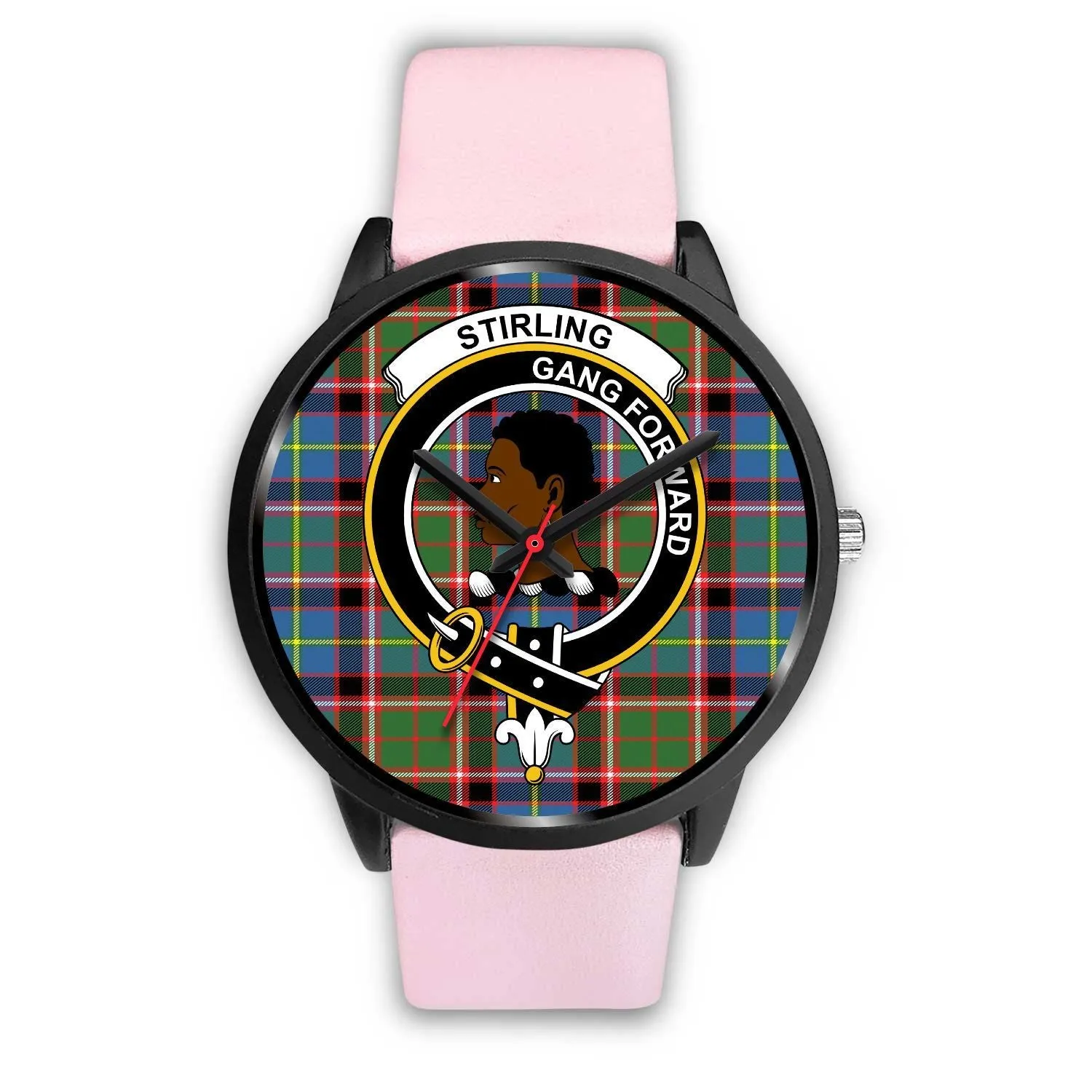 Stirling (of Keir) Clan Badge Tartan Black Watch