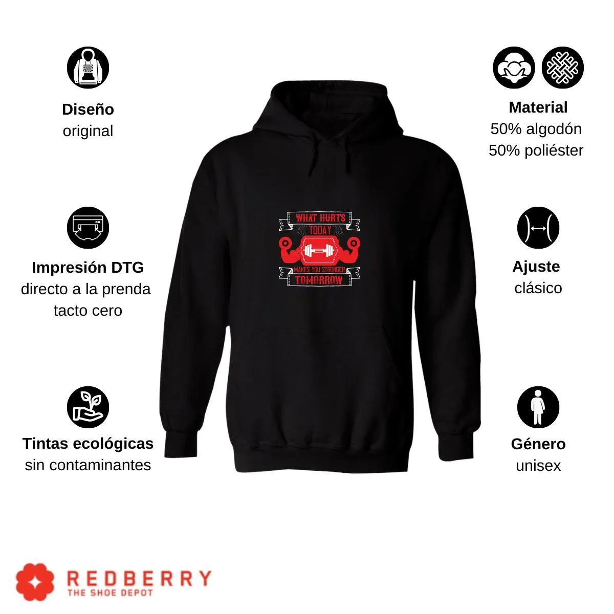 Sudadera Hombre  Hoodie Fitness Gym Ejercicio 044