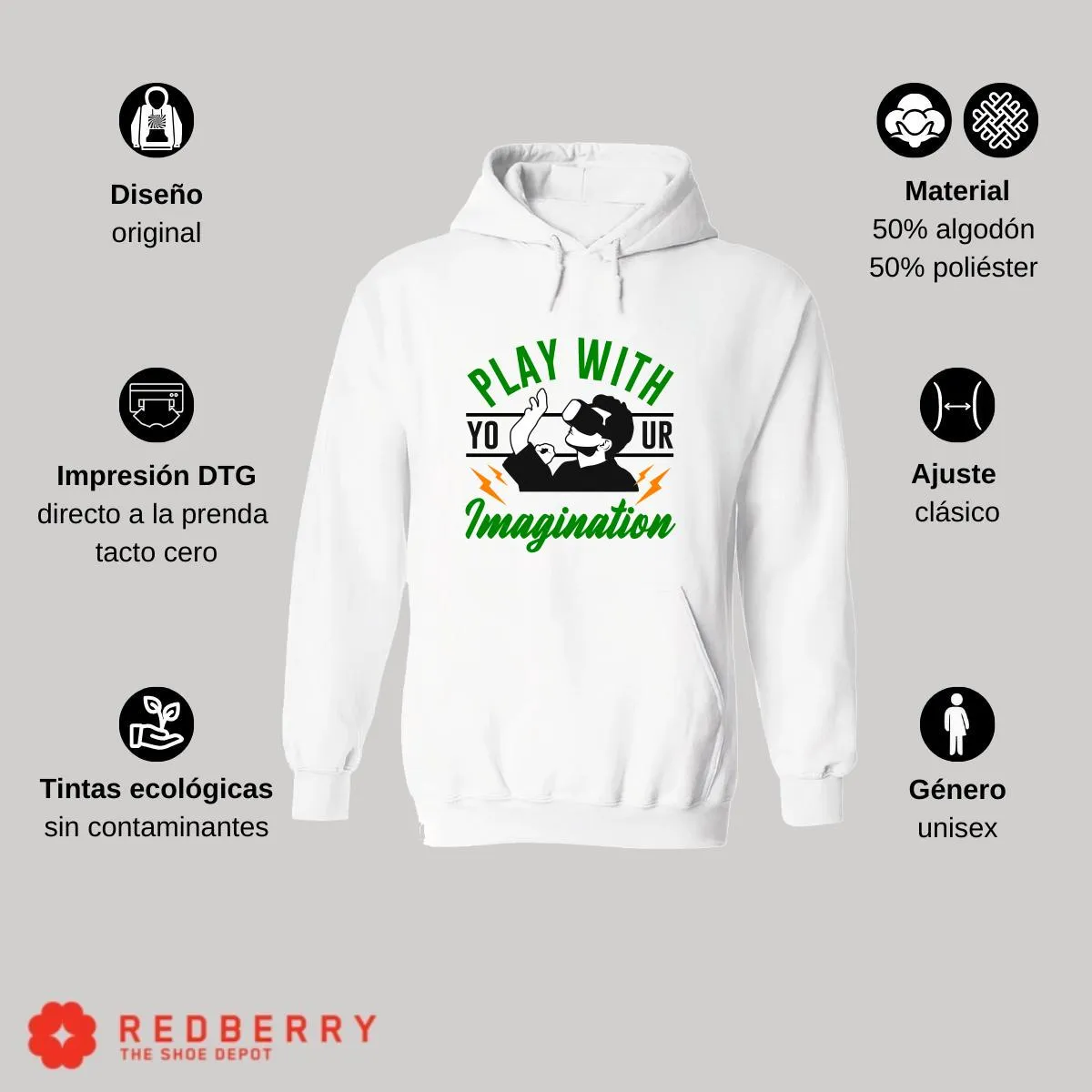 Sudadera Hombre  Hoodie Gamer Videojuegos Frases 088