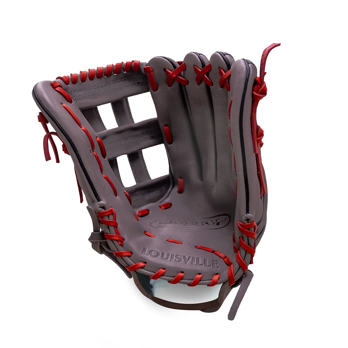 Super Z Slowpitch Fielding Glove 23 - Grey-Red