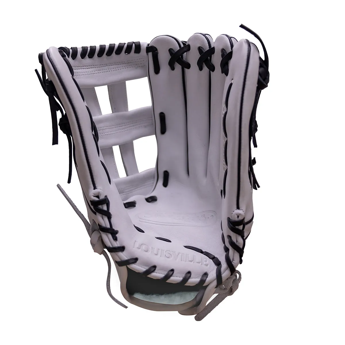 Super Z Slowpitch Fielding Glove 23 - White-Black