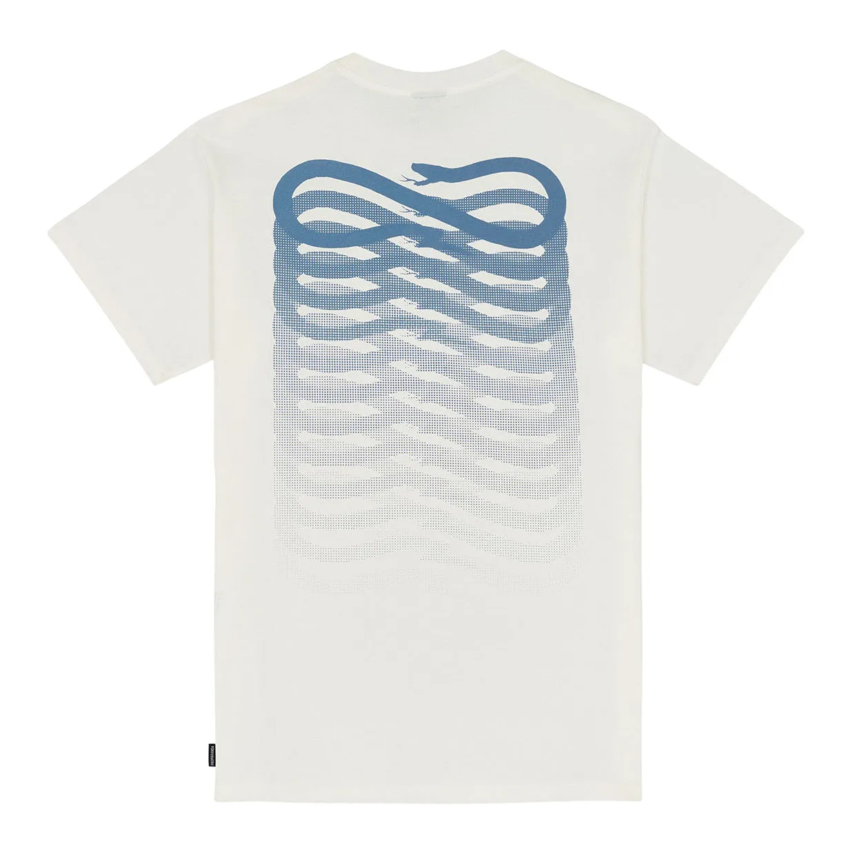 T-shirt Propaganda Ribs Bianco Panna / Azzurro