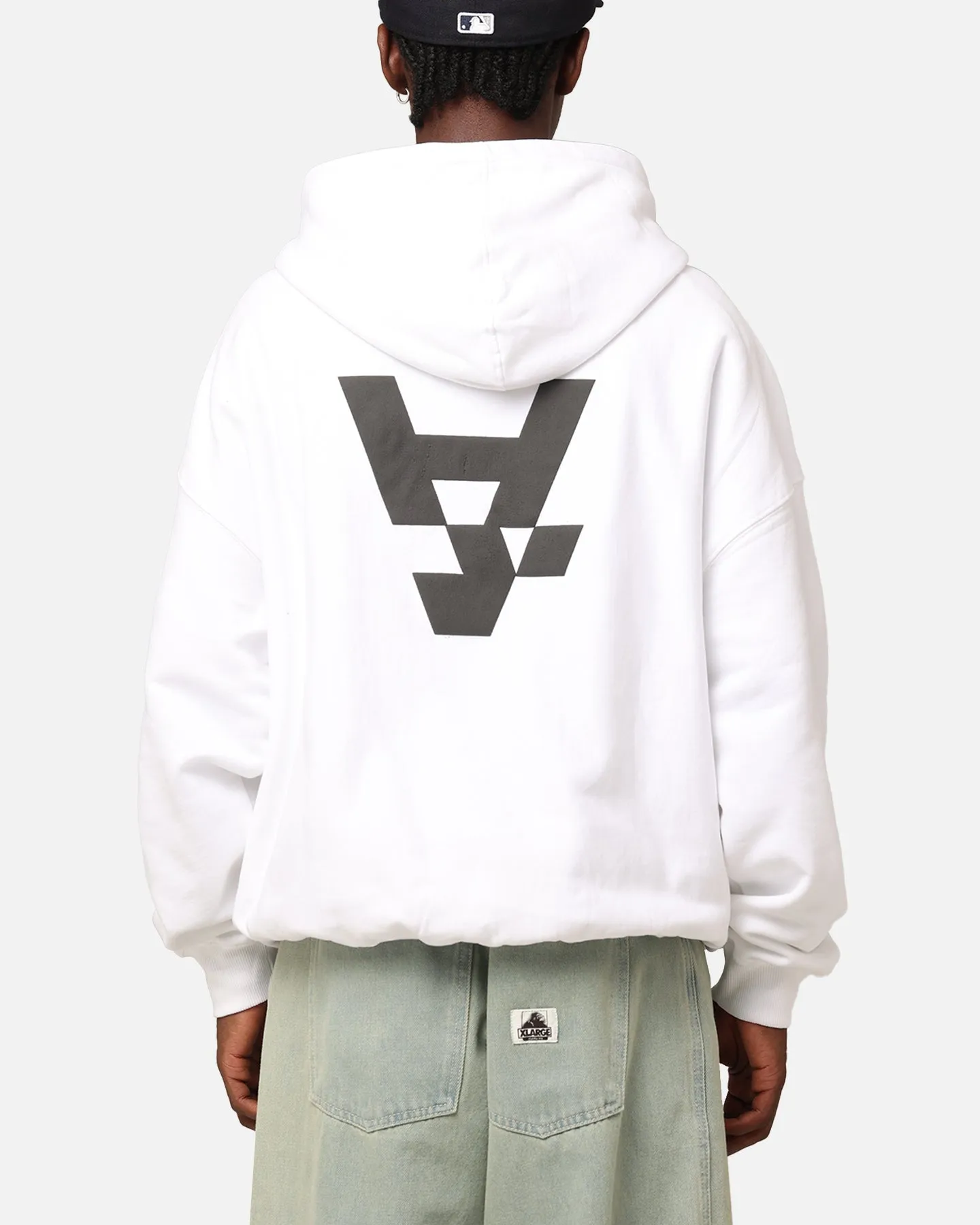 The Anti Order Anti Logo Boxy Hoodie White