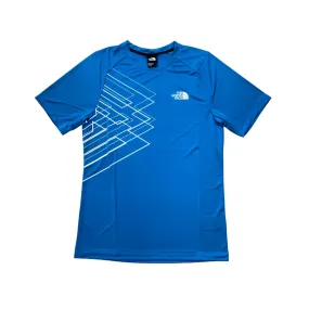 The North Face Men's short sleeve t-shirt in technical fabric Graphic NF0A87JKXIJ adriatic blue