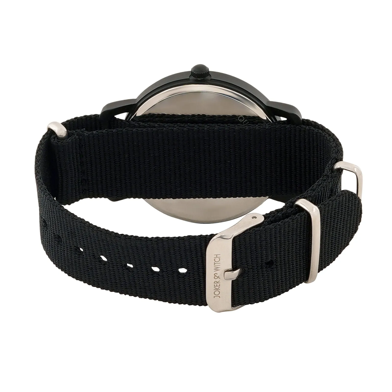 Tranquil Black Nylon Strap Watch