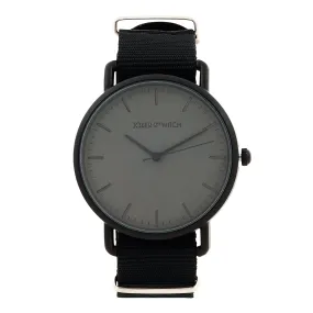 Tranquil Black Nylon Strap Watch