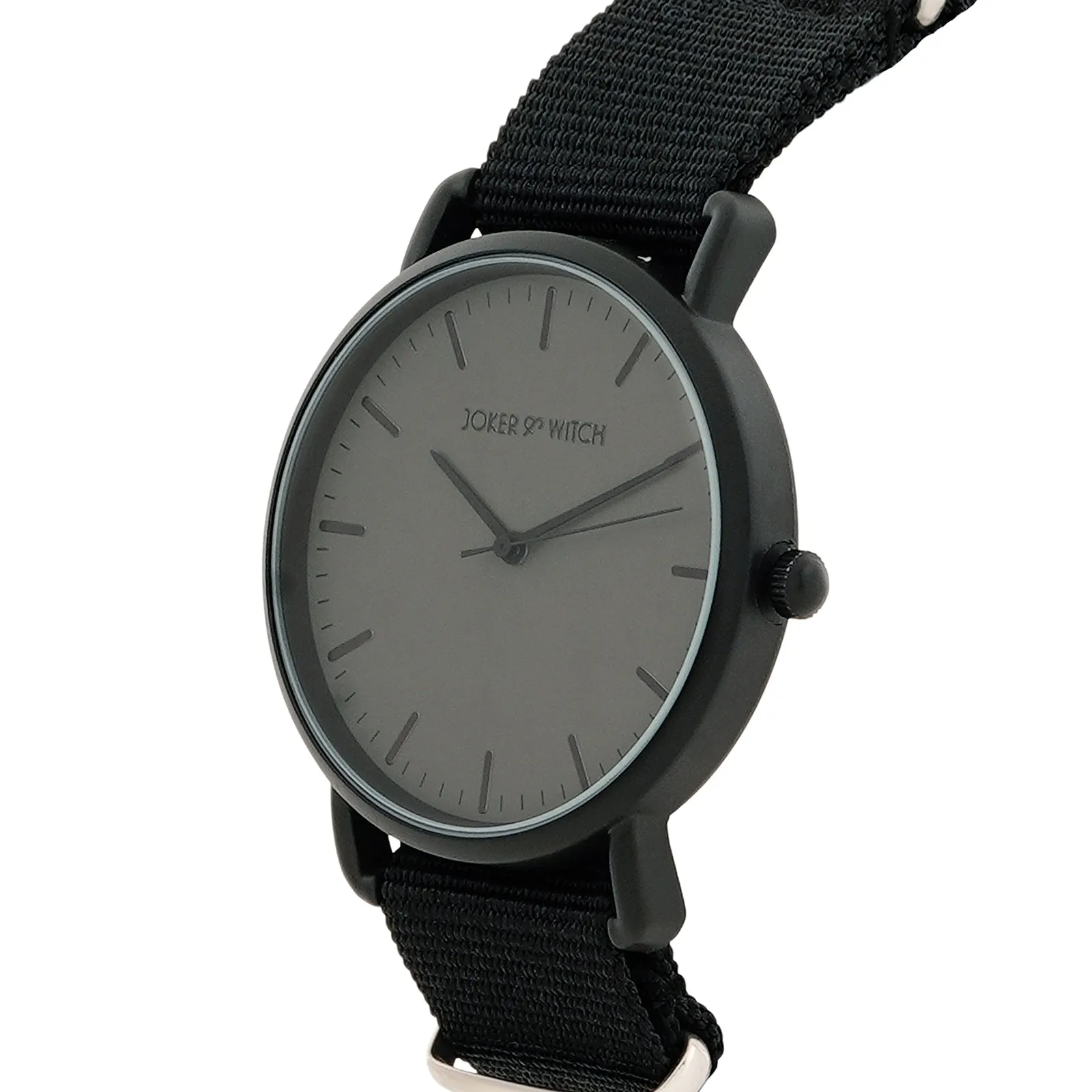 Tranquil Black Nylon Strap Watch