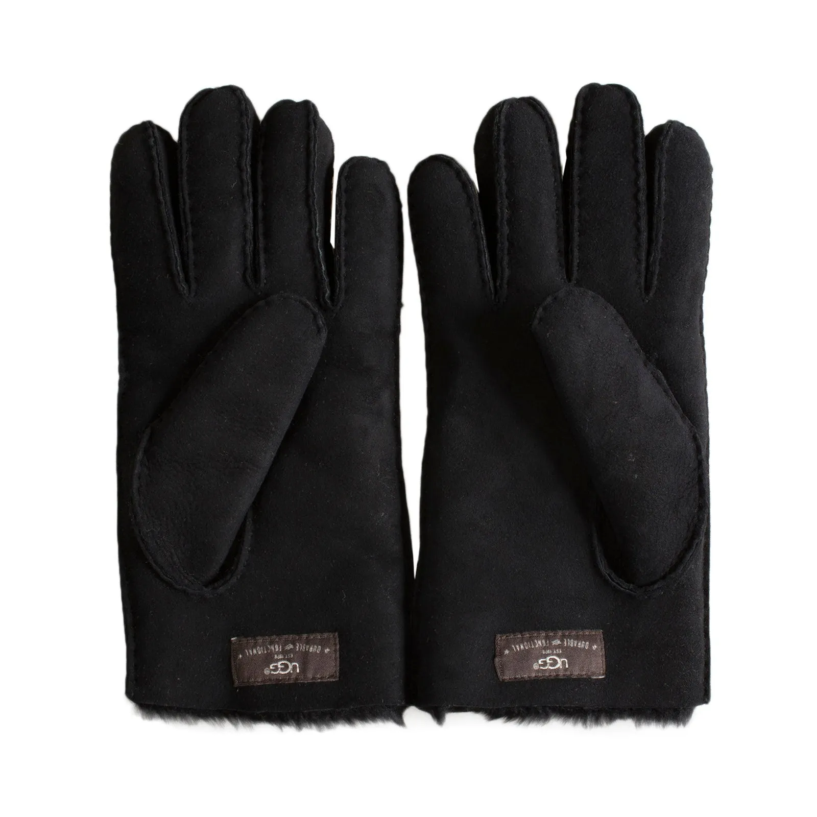 UGG Sheepskin Black Gloves - Men's