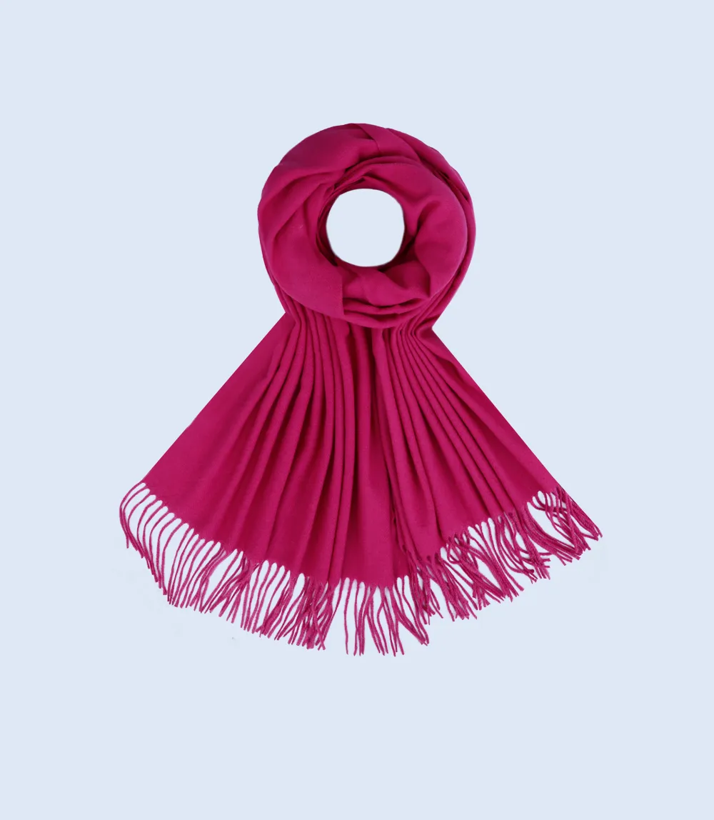 WA1220-FUSCHIA-Scarf For Women