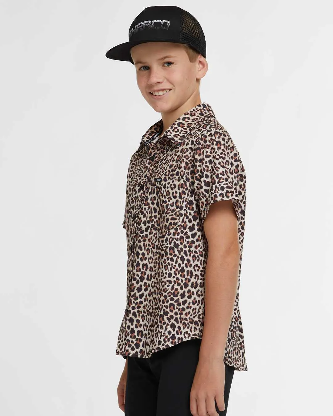 Youth Tech Party Shirt | Leopard