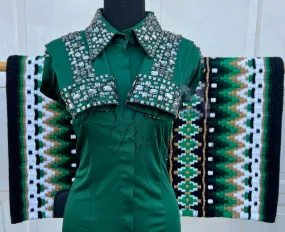 Zara Green Western Day Shirt